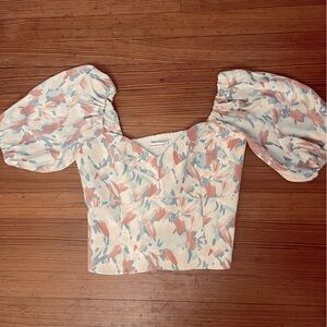 Abercrombie & Fitch bustier style crop top